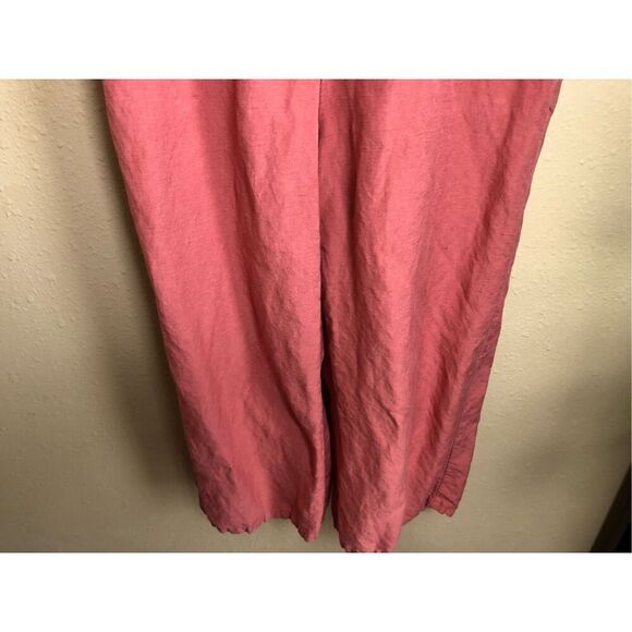 a new day women linen blend jumpsuit size small - Picture 6 of 13